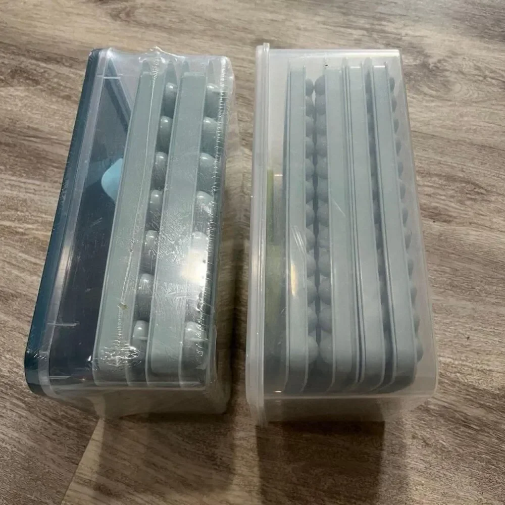 Ice cube tray set round ball ice freezer